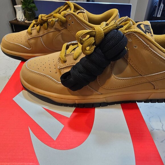Nike Dunk Low Retro SE Wheat Gum Black HQ1932-700 Men's Size 10 NEW - Picture 2 of 12